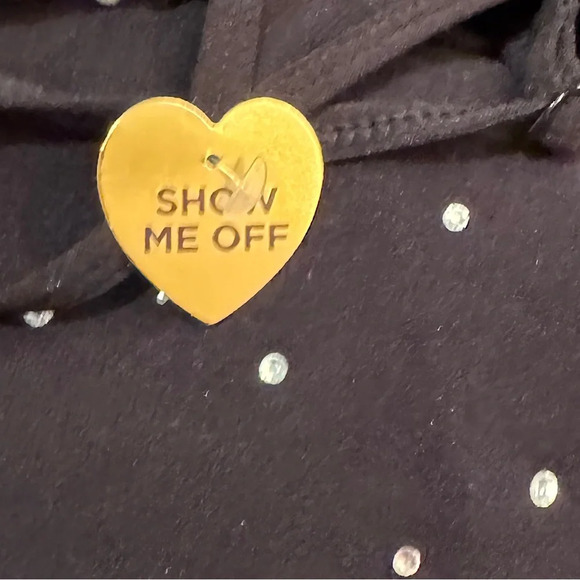 Juicy Couture Bodysuit Shorts with Full Glam Rhinestones SZ S Logo JC on Leg - Picture 4 of 6